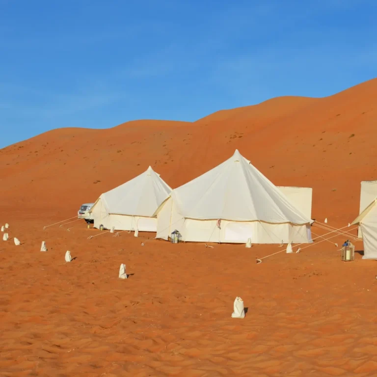 PJ Glamping PIC Tents from outside