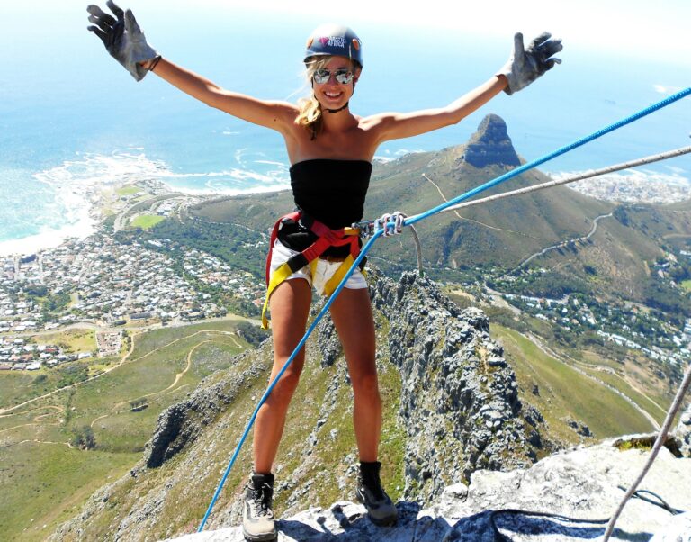 Cape Town - Absseiling Tafelberg und Airstream Trailer